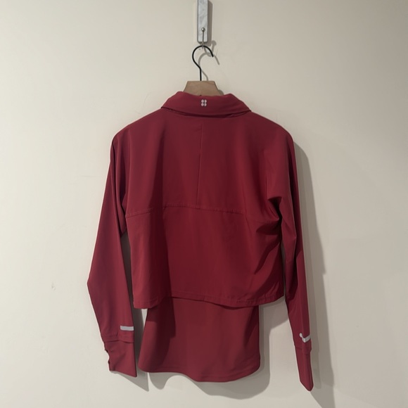 • Sweaty Betty • Women’s Fast Track Running Jacket Rust pink Size XS - Picture 4 of 4
